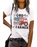 Azura Exchange Graphic Tee with a Farmer-inspired Design - L