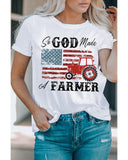 Azura Exchange Graphic Tee with a Farmer-inspired Design - M