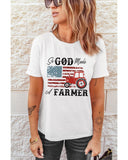 Azura Exchange Graphic Tee with a Farmer-inspired Design - XL