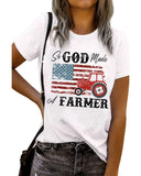 Azura Exchange Graphic Tee with a Farmer-inspired Design - XL