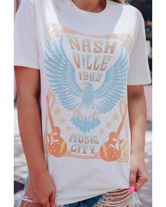 Azura Exchange Nashville 1982 Eagle Graphic Print T-Shirt - XL