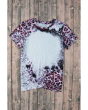 Azura Exchange Leopard Print Bleached Tee - S