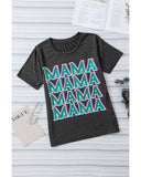 Azura Exchange Mama Letter Print Vintage Leopard Graphic T-Shirt - S