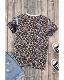 Azura Exchange Animal Print Bleached T-Shirt - L