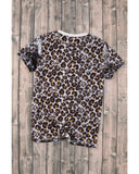 Azura Exchange Animal Print Bleached T-Shirt - L