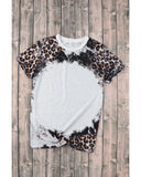 Azura Exchange Animal Print Bleached T-Shirt - M