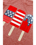 Azura Exchange Patriotic Popsicles Tee - M