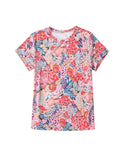 Azura Exchange Floral Print Slim Fit T-Shirt - L