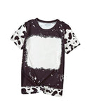 Azura Exchange Tie Dye Bleached Crew Neck T-Shirt - M