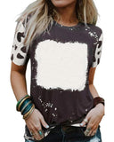 Azura Exchange Tie Dye Bleached Crew Neck T-Shirt - M