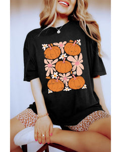 Azura Exchange Pumpkin Flower Square Graphic Tee - 2XL