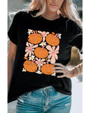 Azura Exchange Pumpkin Flower Square Graphic Tee - M