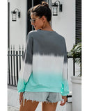 Azura Exchange Color Block Tie Dye Sweatshirt - 2XL