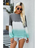 Azura Exchange Color Block Tie Dye Sweatshirt - M