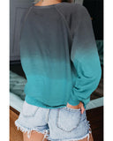 Azura Exchange Crewneck Ombre Long Sleeve Sweatshirt - S