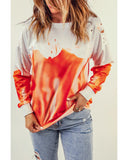 Azura Exchange Oversized Tie-dye Print Sweatshirt - L