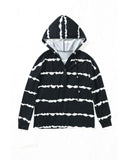 Azura Exchange Drawstring Button Long Sleeve Hoodie - M