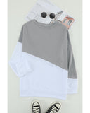 Azura Exchange Patchwork Dropped Shoulder Sweatshirt - M