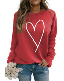 Azura Exchange Heart Graphic Sweatshirt - 2XL