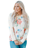 Azura Exchange Lace Contrast Long Sleeve Hoodie - S