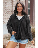 Azura Exchange Oversized Zip Up Hoodie with Pockets - L