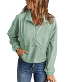 Azura Exchange Front Zip Pocket Sweatshirt - XL