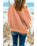 Azura Exchange Kangaroo Pocket Drop Shoulder Sweatshirt - M