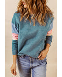 Azura Exchange Long Sleeve Colorblock Sweatshirt - 2XL