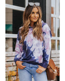 Cheeky X by Azura Exchange Kangaroo Pocket Tie-dye Hoodie - M