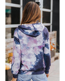 Cheeky X by Azura Exchange Kangaroo Pocket Tie-dye Hoodie - M