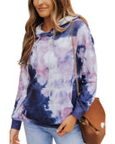 Azura Exchange Kangaroo Pocket Tie-dye Hoodie - S