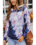 Azura Exchange Kangaroo Pocket Tie-dye Hoodie - XL