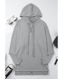 Azura Exchange Relaxed Drawstring Hooded Sweater - M