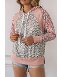 Azura Exchange Leopard Hooded Sweatshirt - S