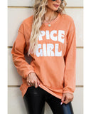 Azura Exchange Corded Spicy Girl Graphic Sweatshirt - S