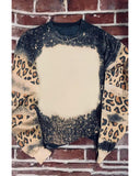 Azura Exchange Leopard Tie Dye Sweatshirt - M