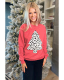 Azura Exchange Leopard Print Pullover Sweatshirt - L