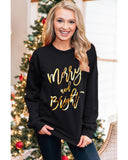 Azura Exchange Merry & Bright Print Sweatshirt - 2XL