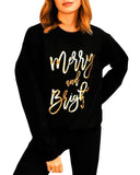 Azura Exchange Merry & Bright Print Sweatshirt - 2XL