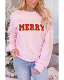 Azura Exchange MERRY Graphic Pullover Sweatshirt - M