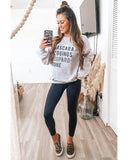 Azura Exchange Graphic Letters Sweatshirt - L