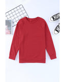 Azura Exchange Round Neck Raglan Sleeve Sweatshirt - S