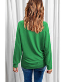 Azura Exchange Round Neck Raglan Sleeve Sweatshirt - M