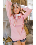 Azura Exchange Patchwork Thumb Hole Hoodie - L