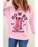 Azura Exchange NASHVILLE Vintage Western Sweatshirt - L