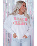 Azura Exchange BEACH BABE Slogan Graphic Sweatshirt - S