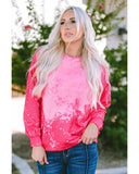 Azura Exchange Long Sleeve Tie Dye Pullover Sweatshirt - M