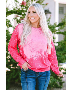 Azura Exchange Long Sleeve Tie Dye Pullover Sweatshirt - S