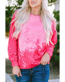 Azura Exchange Long Sleeve Tie Dye Pullover Sweatshirt - S