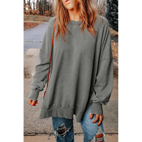 Azura Exchange Oversized Drop Shoulder Sweatshirt - S